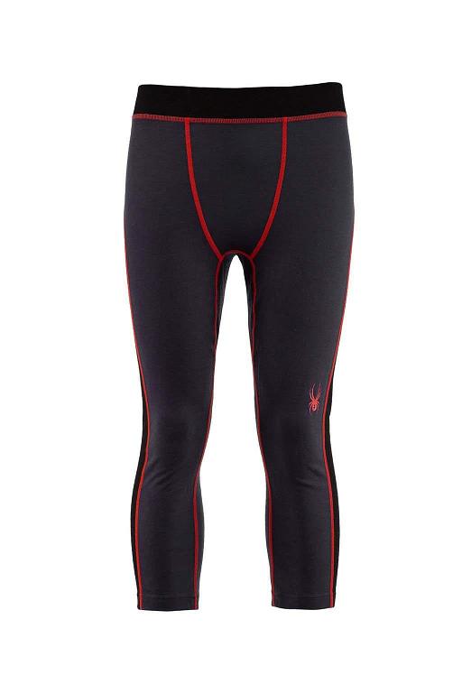 Pantalones Spyder Elevation Boot Top Baselayer Grises Negros Para Hombre Mexico MX08692